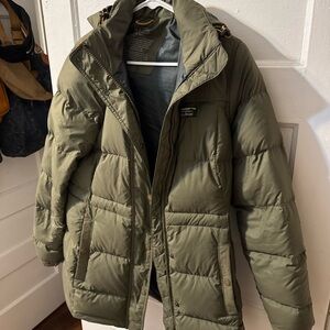 L.L. Bean Forest Green Quilted Jacket